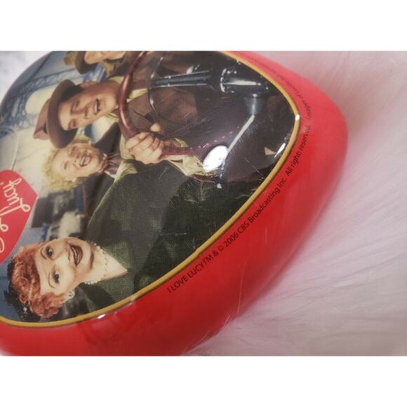 I‎ love Lucy Heart Ornament 2006 CBS California Here We Come Desi Fred Ethel Car - Picture 5 of 5